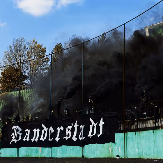 fans of fc karpaty lviv in ukraina stadium