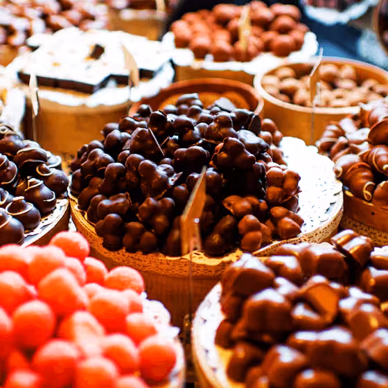 baskets of chocolates in lviv handmade chocolate